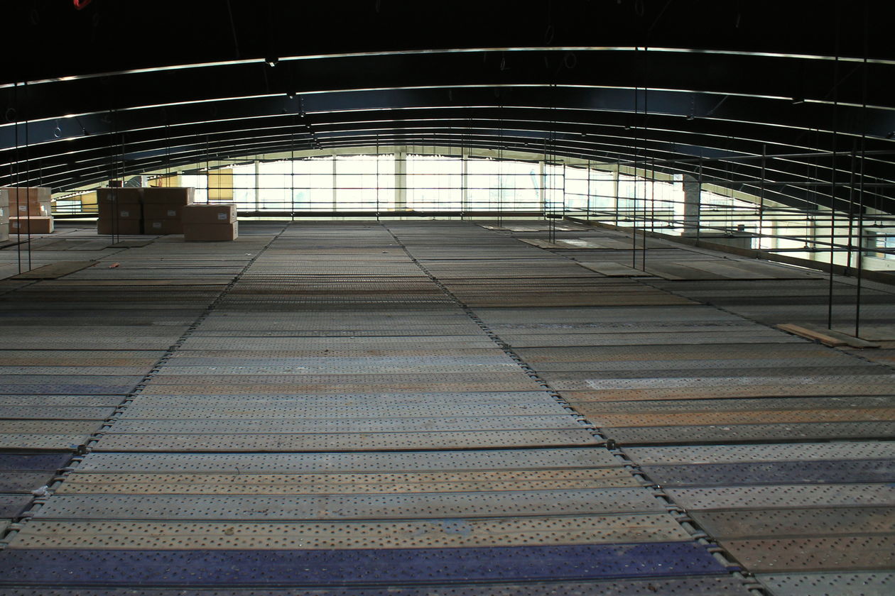  Budowa hali sportowej w Puławach (zdjęcie 1) - Autor: Radosław Szczęch