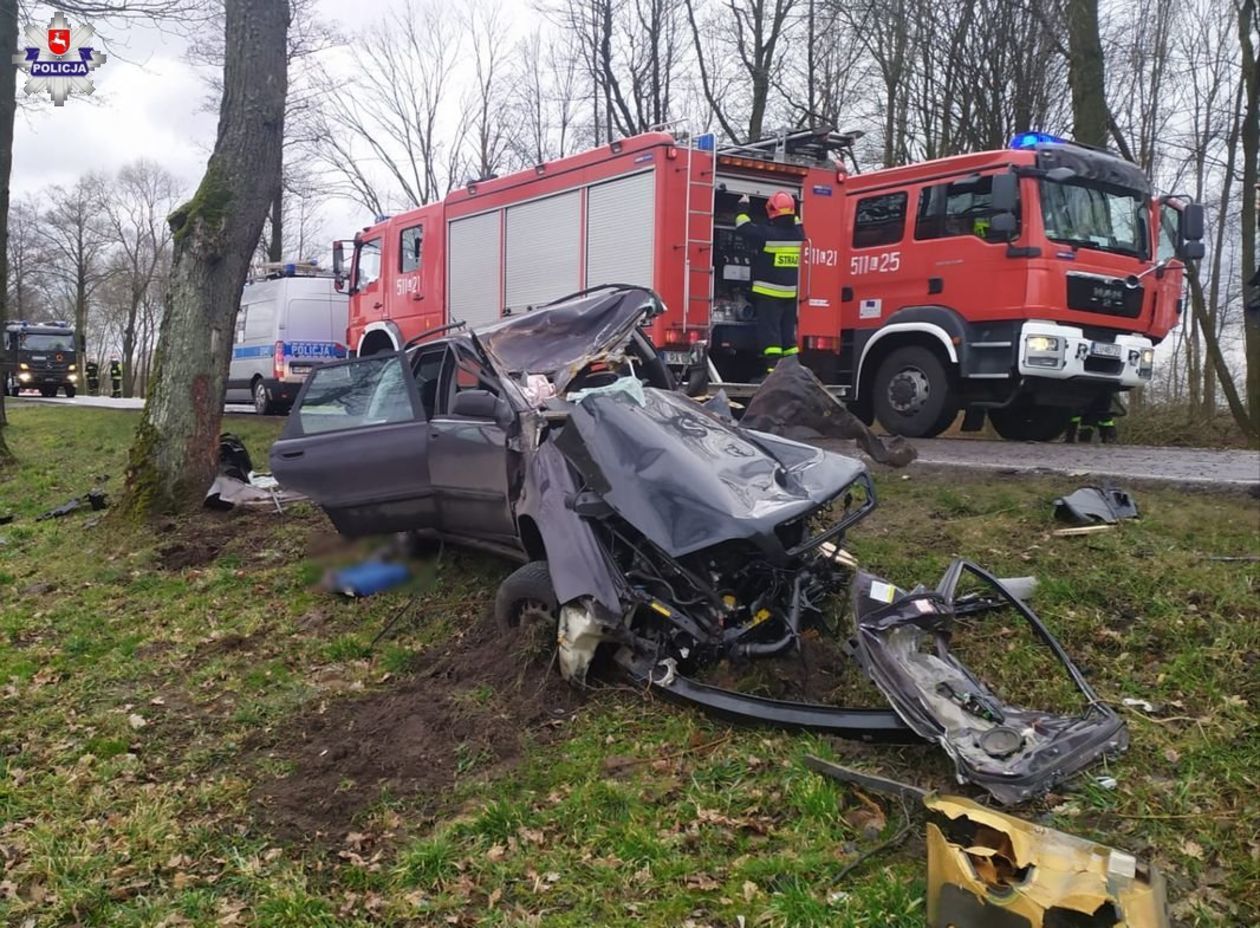  Tragiczny wypadek w Bojanówce (zdjęcie 1) - Autor: Policja