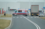Kierowca ciężarówki z objawami koronawirusa. Karetka zabrała go do szpitala (zdjęcie 2)