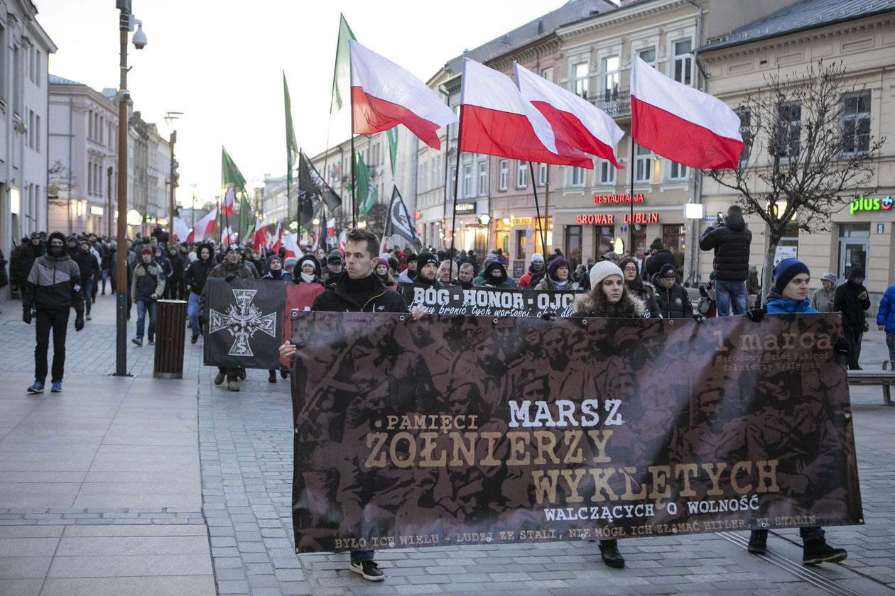  Marsz Pamięci Żołnierzy Wyklętych w Lublinie (zdjęcie 1) - Autor: Jacek Szydłowski