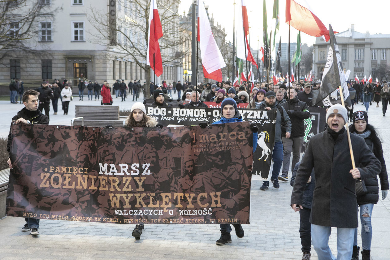  Marsz Pamięci Żołnierzy Wyklętych w Lublinie (zdjęcie 1) - Autor: Jacek Szydłowski