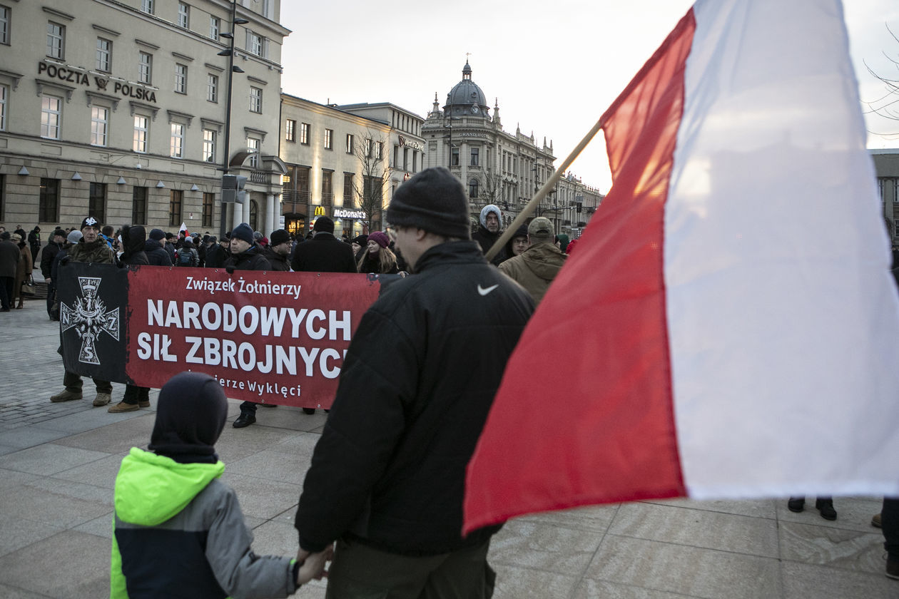  Marsz Pamięci Żołnierzy Wyklętych w Lublinie (zdjęcie 1) - Autor: Jacek Szydłowski