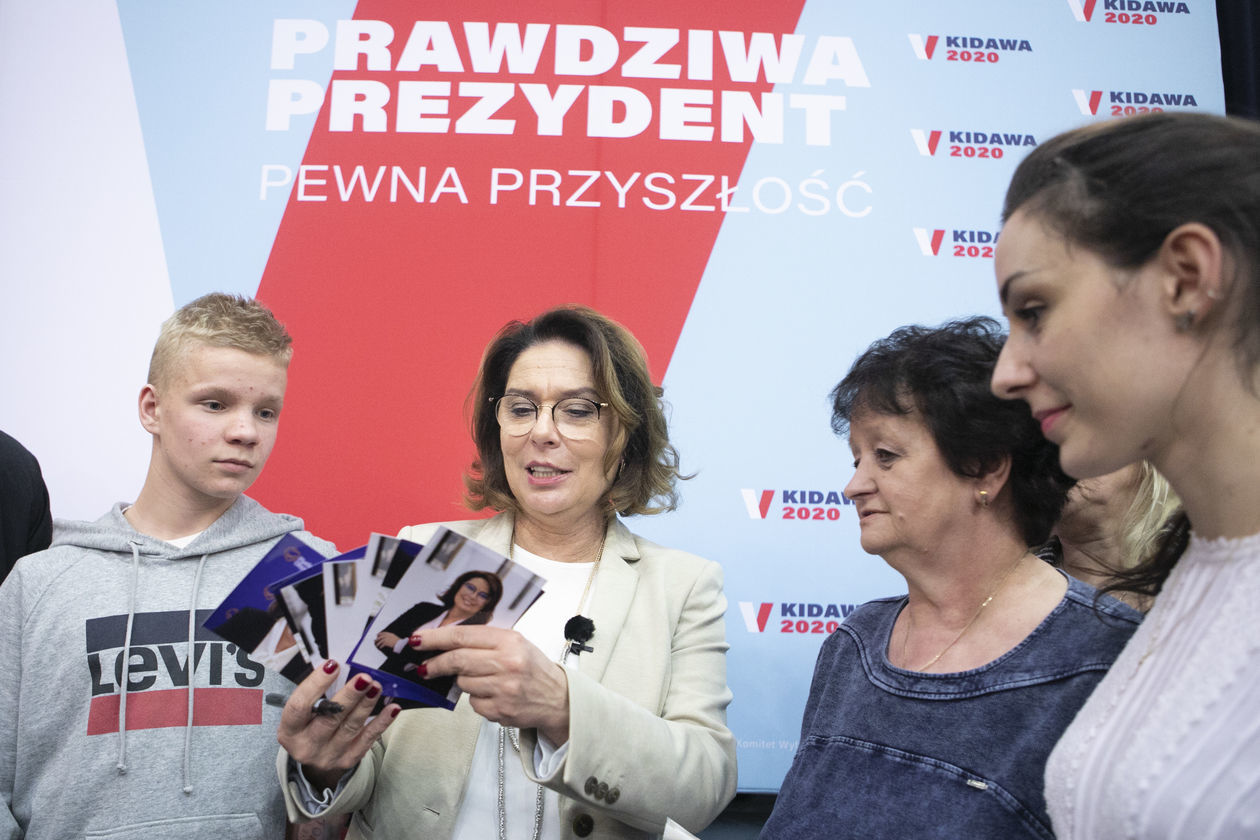  Małgorzata Kidawa-Błońska w Lubartowie (zdjęcie 1) - Autor: Jacek Szydłowski