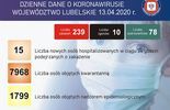 Aktualna sytuacja epidemiologiczna w województwie lubelskim. Stan na 13 kwietnia (zdjęcie 3)