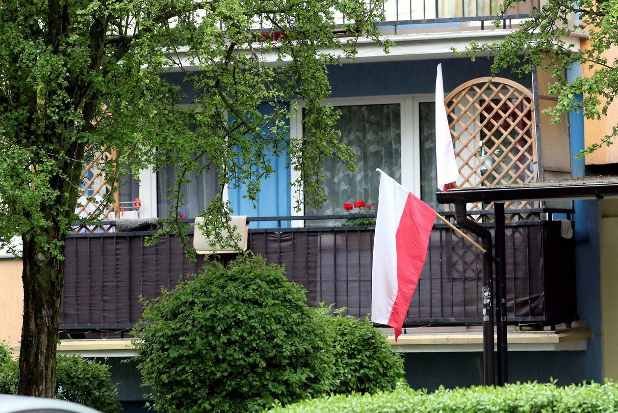  Dzień Flagi. Biało-czerwone na ulicach Lublina i Świdnika (zdjęcie 1) - Autor: Piotr Michalski