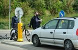 Potrącenie rowerzysty na skrzyżowaniu ulic Węgrarza i Walecznych (zdjęcie 5)