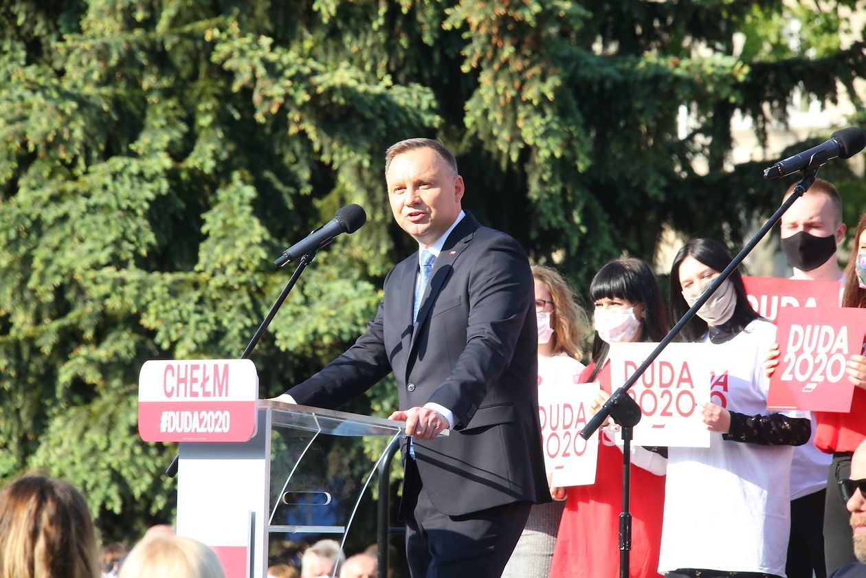  Prezydent Andrzej Duda w Chełmie (zdjęcie 1) - Autor: Piotr Michalski