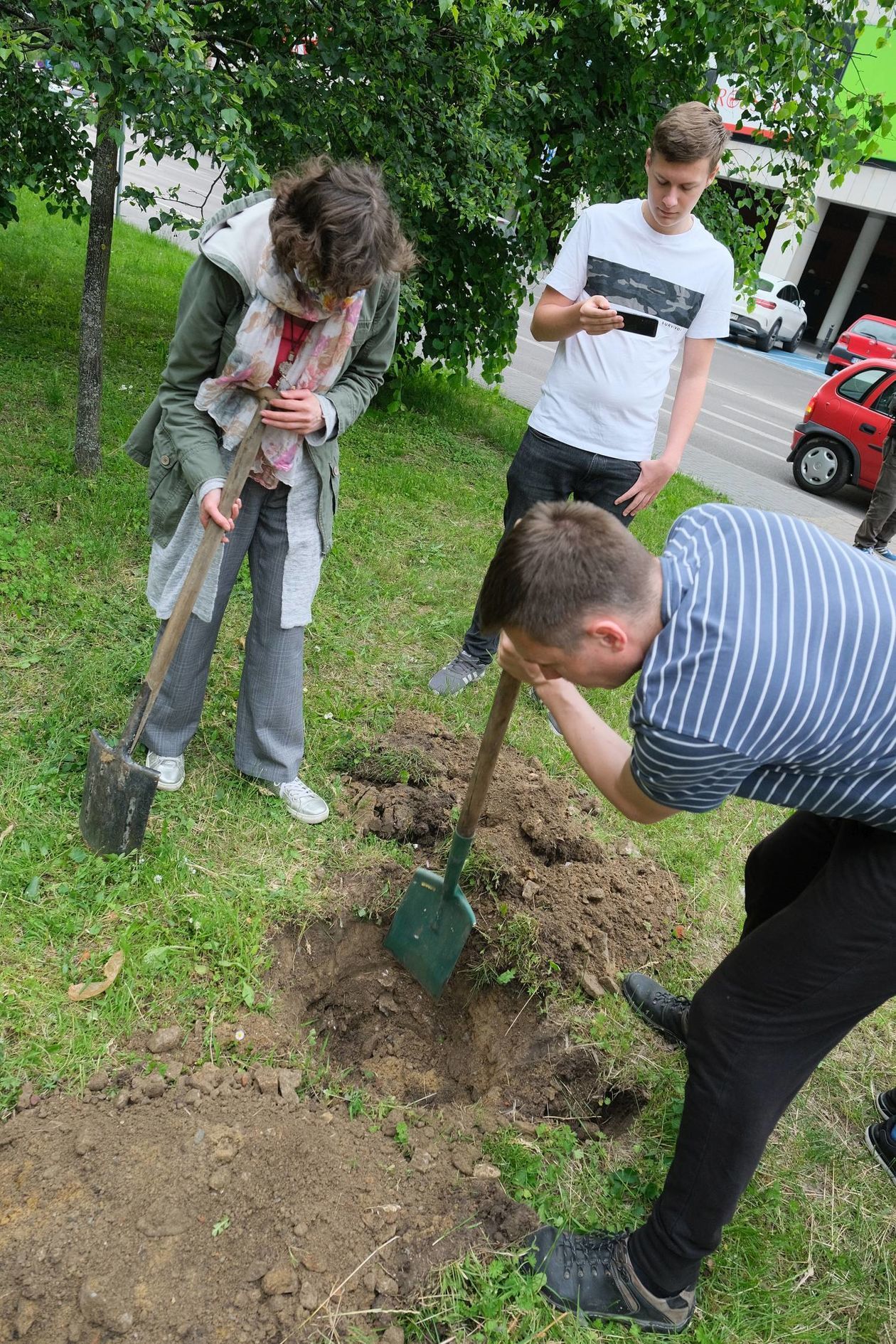  Piątkowa akcja obrońców drzew przy ul. Lipowej w Lublinie (zdjęcie 1) - Autor: Maciej Kaczanowski