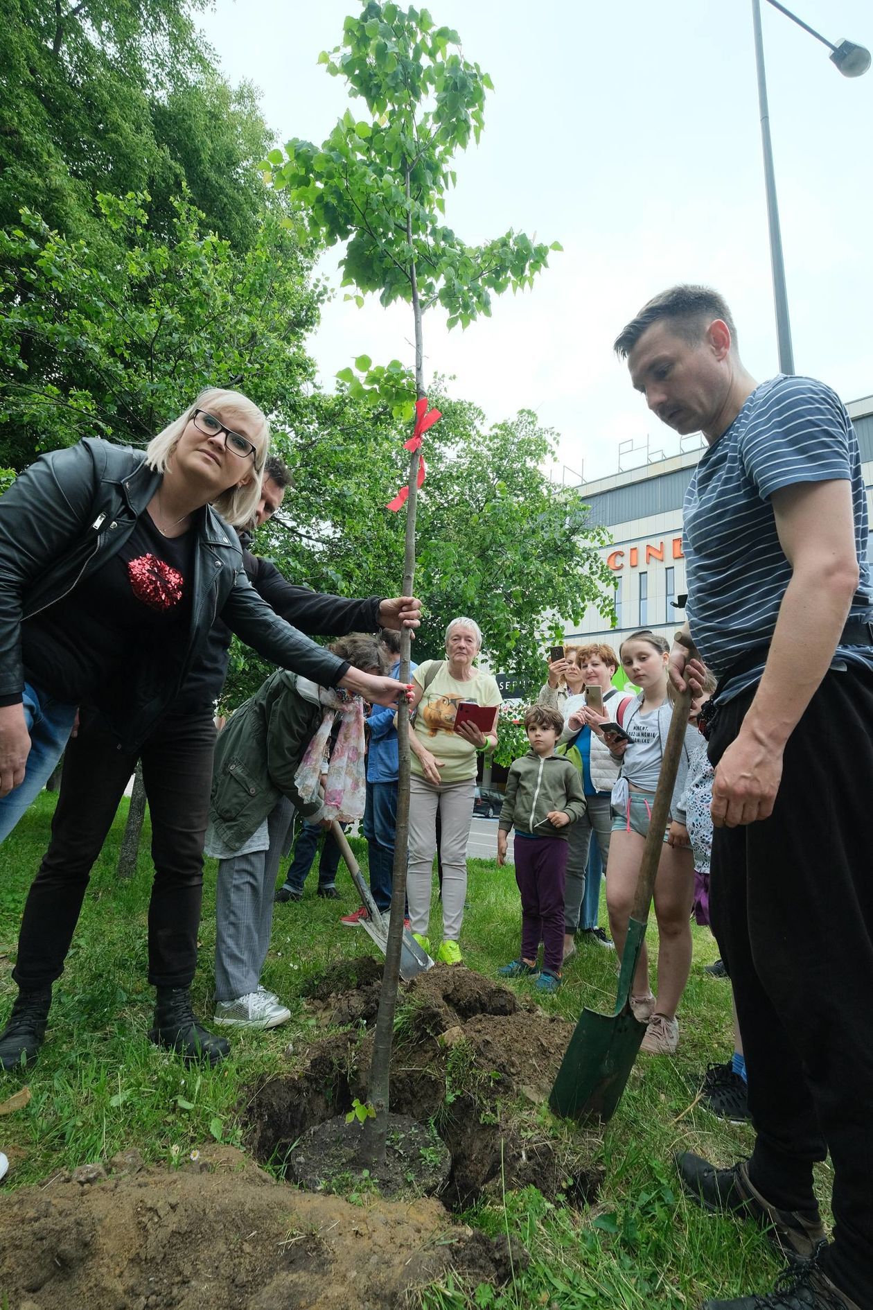  Piątkowa akcja obrońców drzew przy ul. Lipowej w Lublinie (zdjęcie 1) - Autor: Maciej Kaczanowski