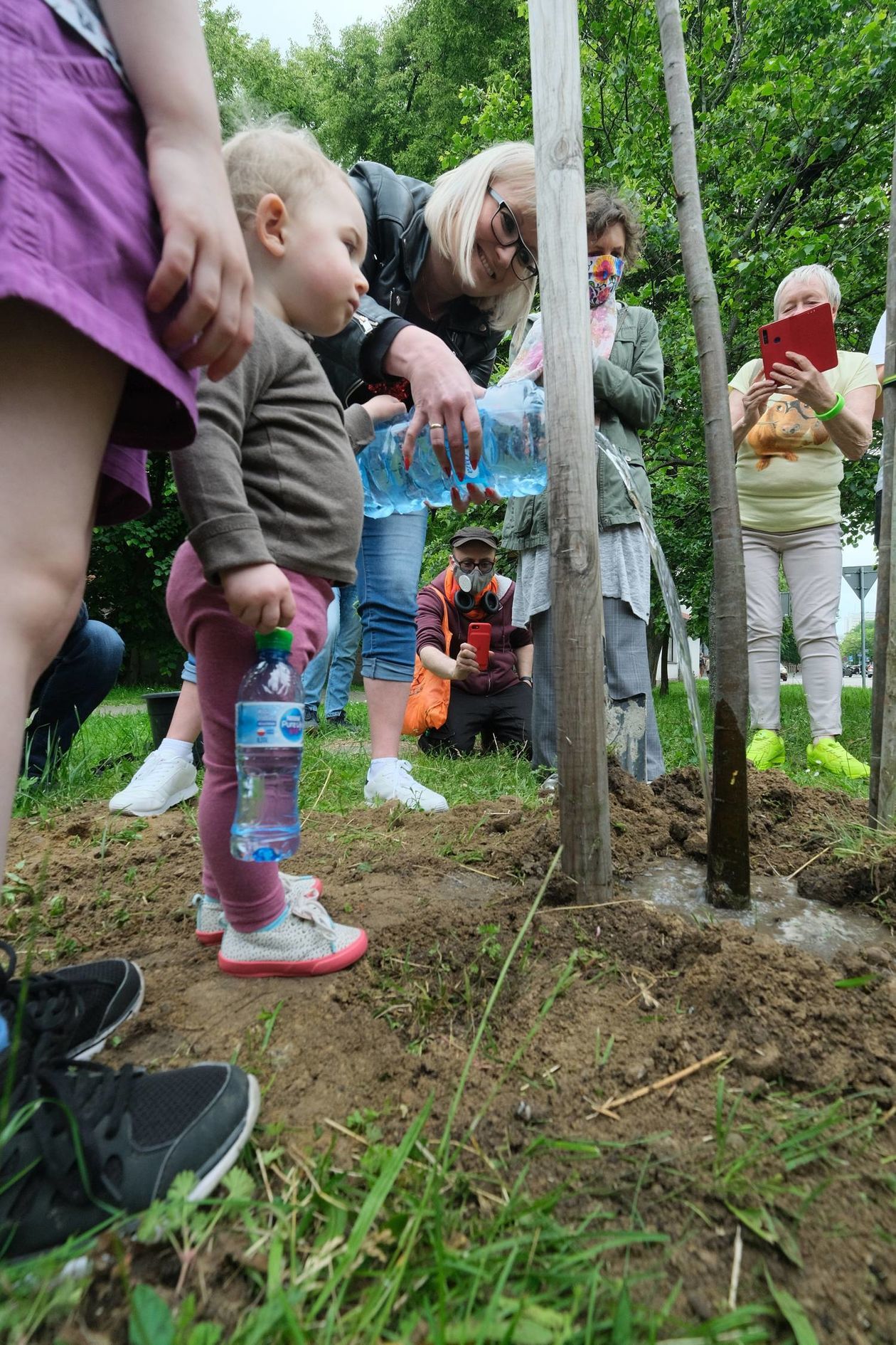  Piątkowa akcja obrońców drzew przy ul. Lipowej w Lublinie (zdjęcie 1) - Autor: Maciej Kaczanowski