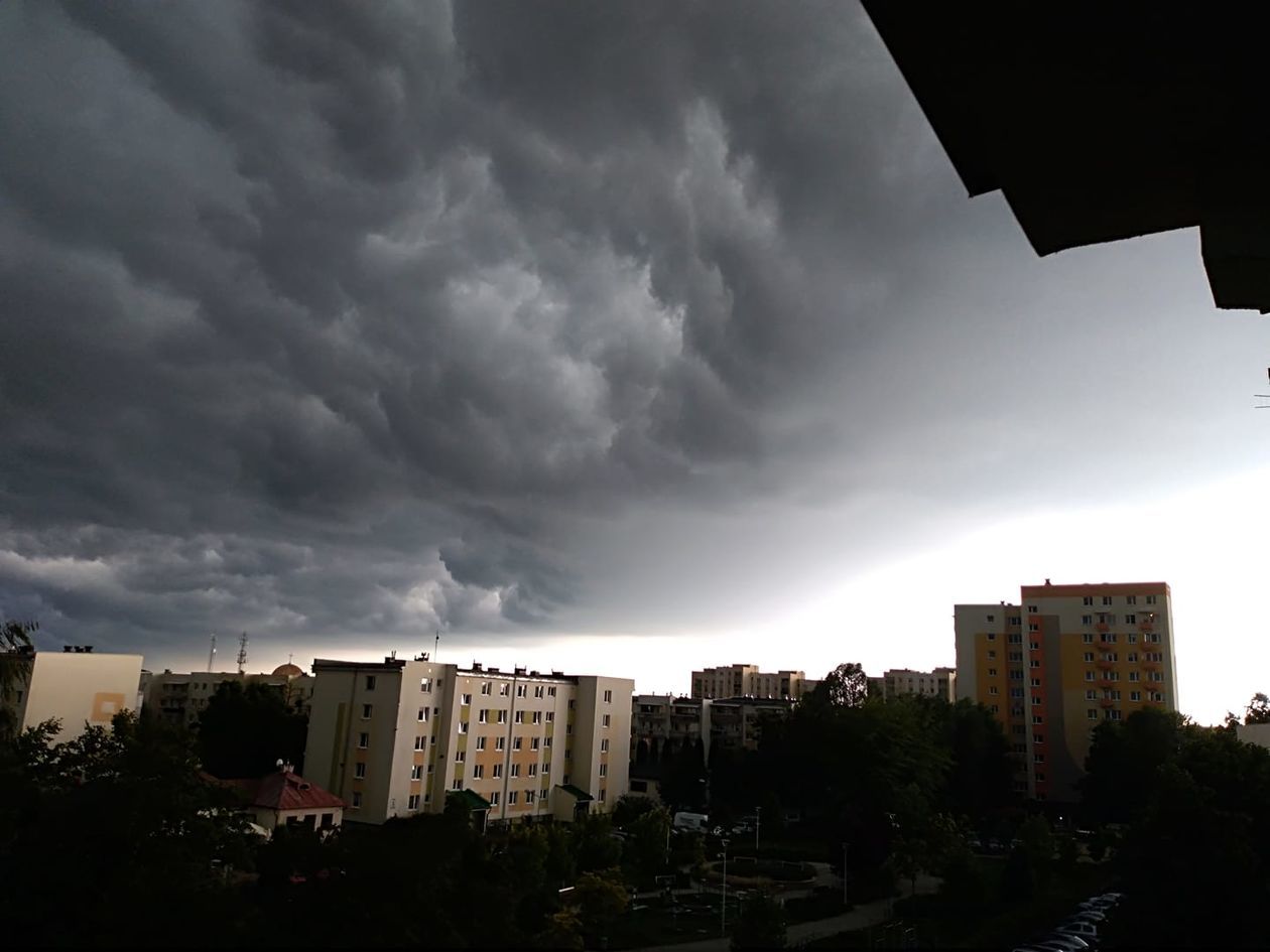 Burza nad Lublinem i regionem