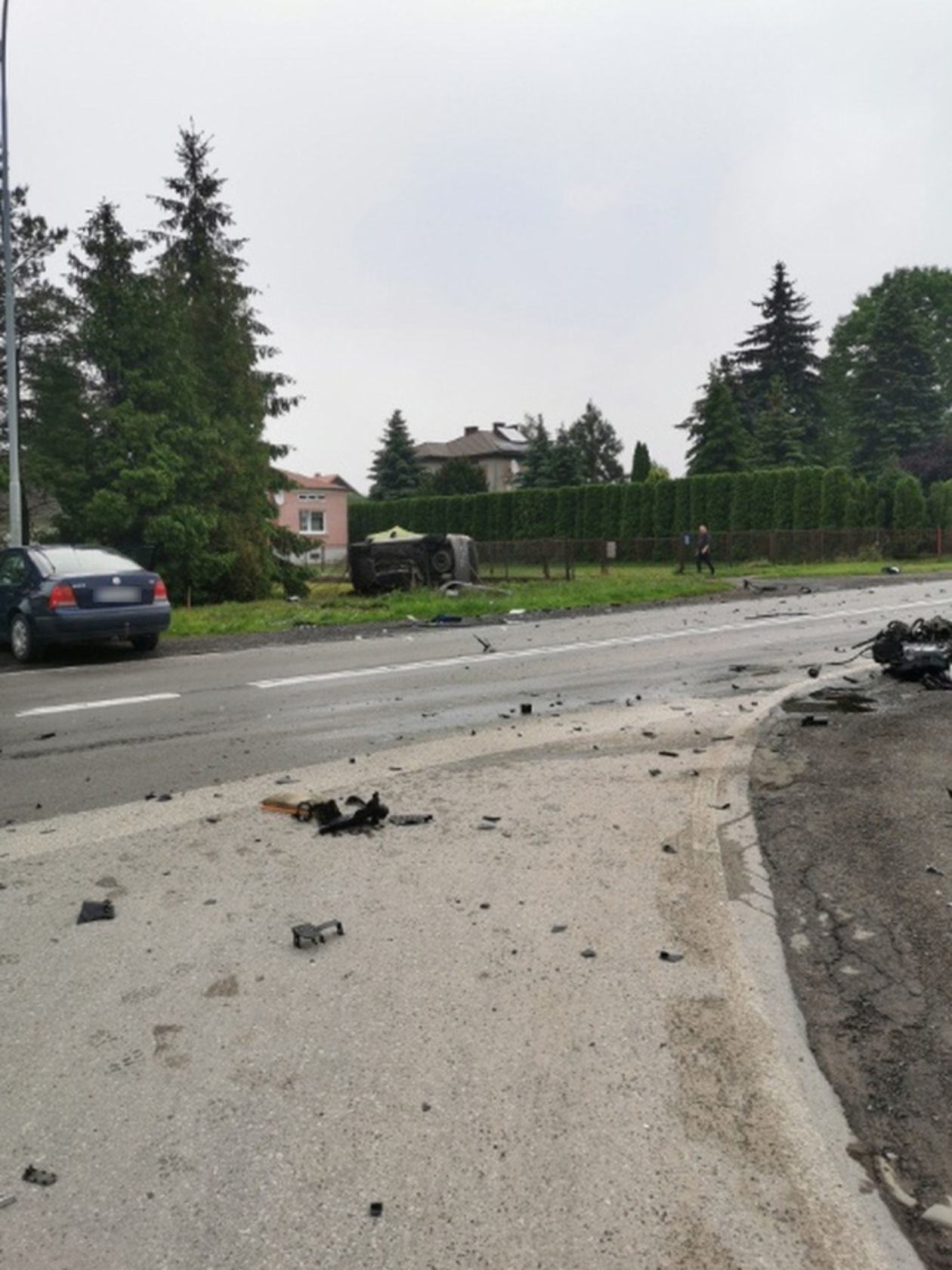 Wypadek w Kalinowicach koło Zamościa - Autor: Alarm 24
