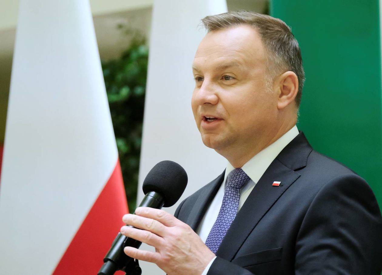  Andrzej Duda w Centrum Onkologii Ziemi Lubelskiej (zdjęcie 1) - Autor: Maciej Kaczanowski