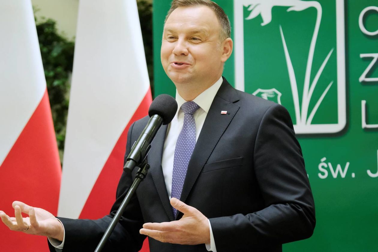  Andrzej Duda w Centrum Onkologii Ziemi Lubelskiej (zdjęcie 1) - Autor: Maciej Kaczanowski