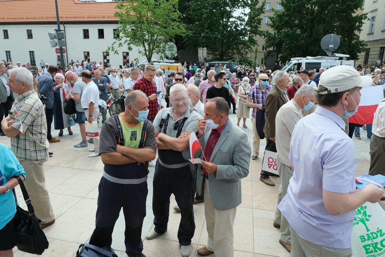  Kampania prezydencka Andrzeja Dudy w Lublinie (zdjęcie 1) - Autor: Maciej Kaczanowski