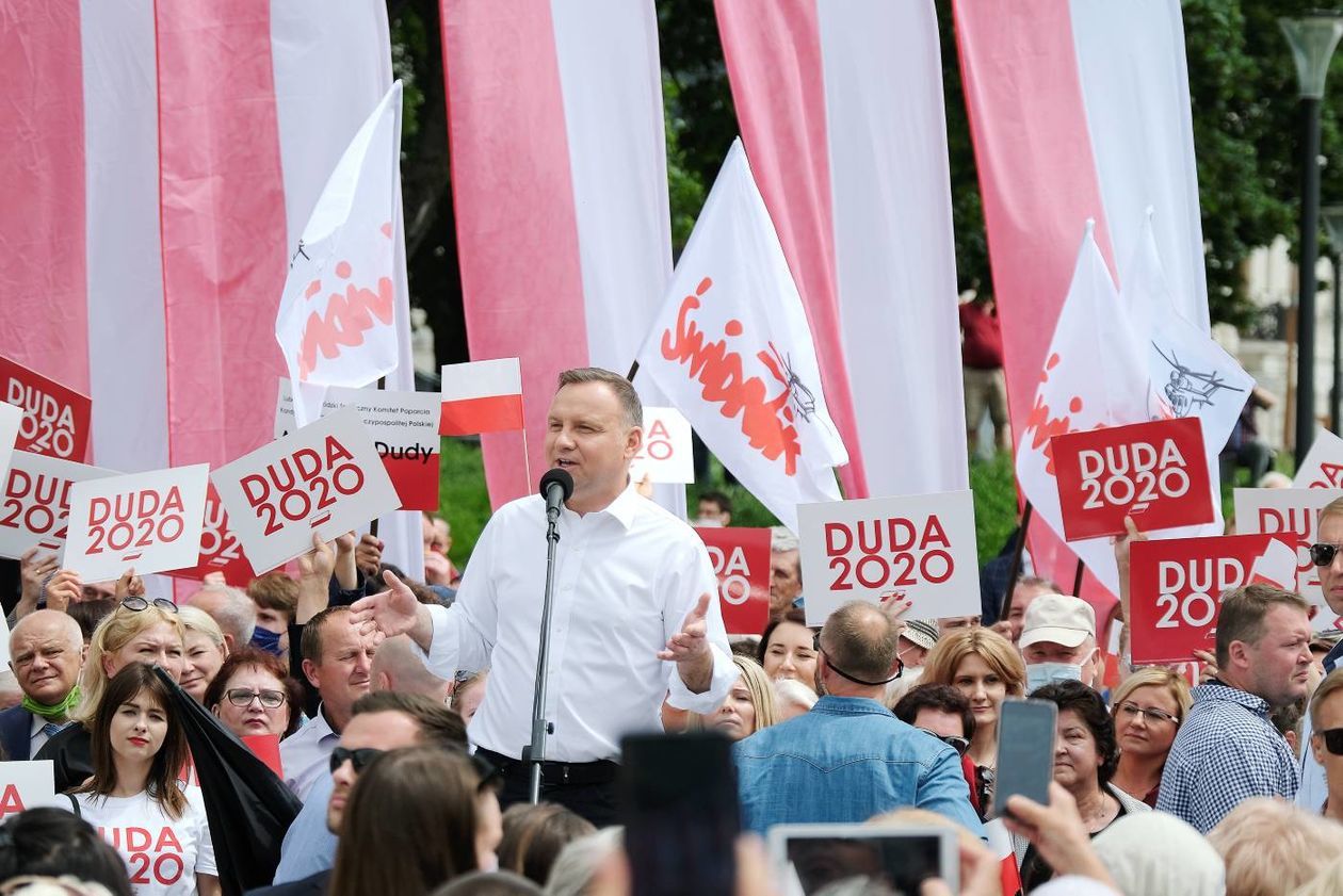  Kampania prezydencka Andrzeja Dudy w Lublinie (zdjęcie 1) - Autor: Maciej Kaczanowski