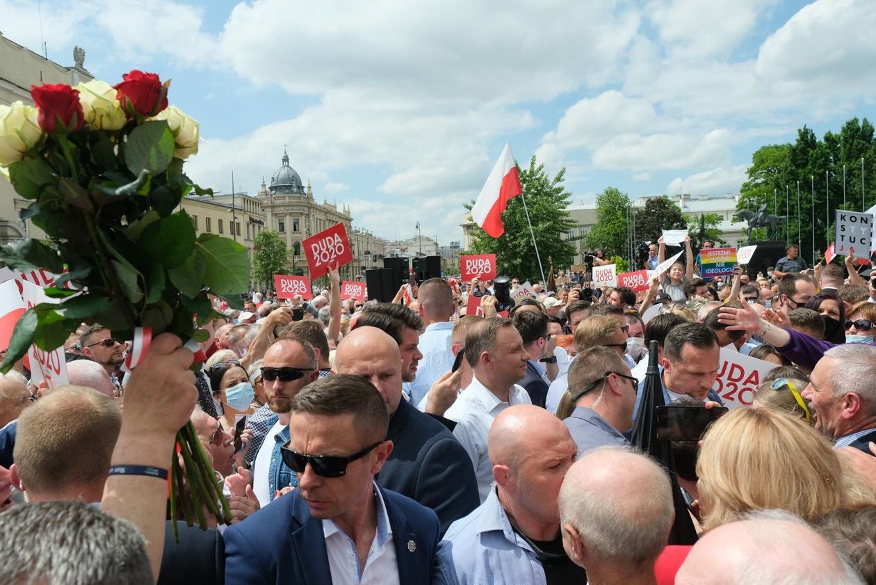 Kampania prezydencka Andrzeja Dudy w Lublinie (zdjęcie 1) - Autor: Maciej Kaczanowski