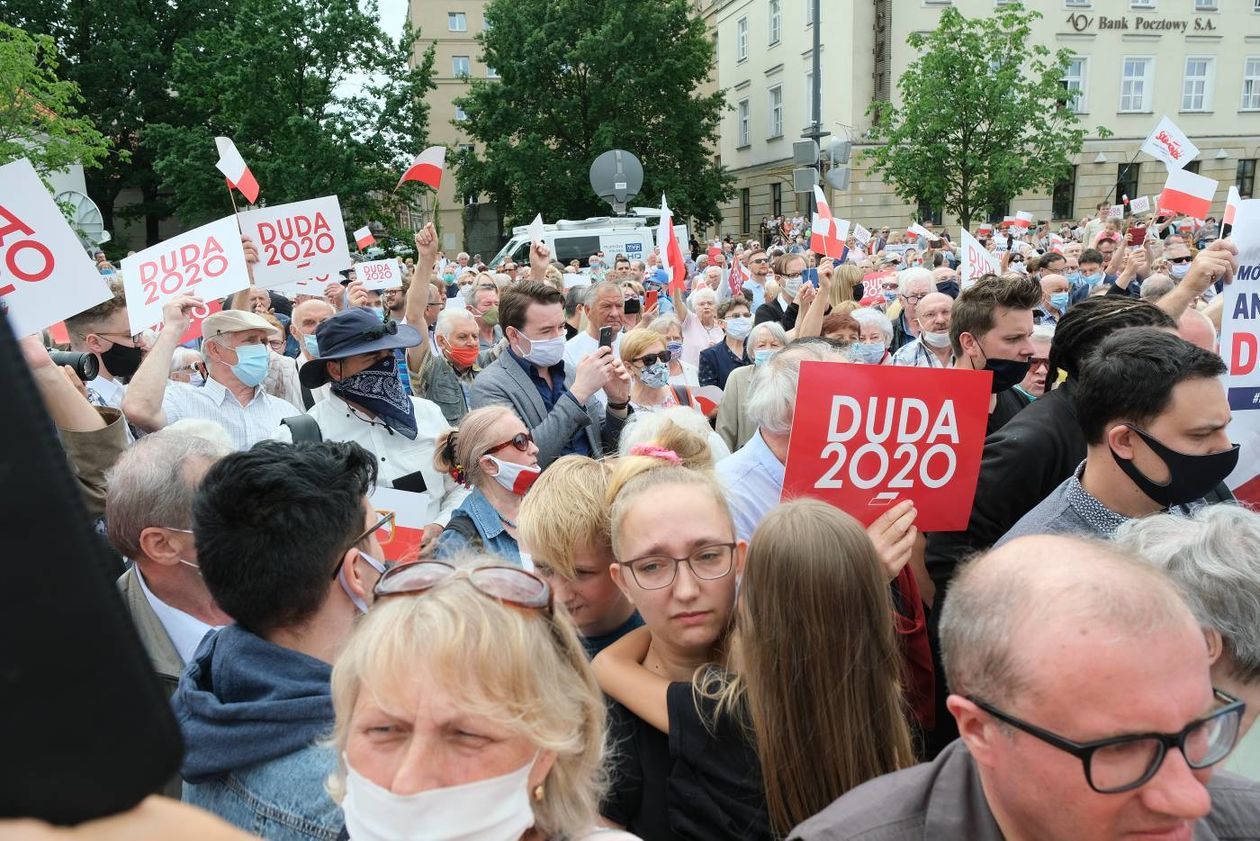  Kampania prezydencka Andrzeja Dudy w Lublinie (zdjęcie 1) - Autor: Maciej Kaczanowski