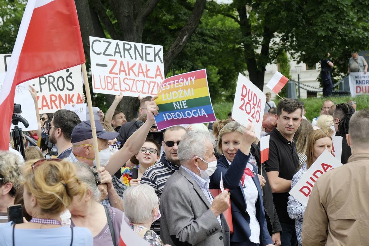  Kampania prezydencka Andrzeja Dudy w Lublinie (zdjęcie 1) - Autor: Maciej Kaczanowski