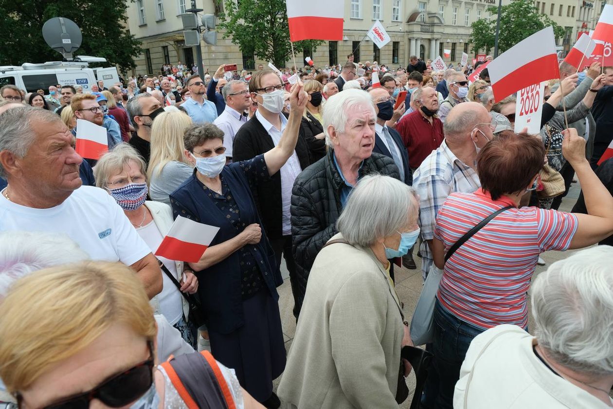  Kampania prezydencka Andrzeja Dudy w Lublinie (zdjęcie 1) - Autor: Maciej Kaczanowski