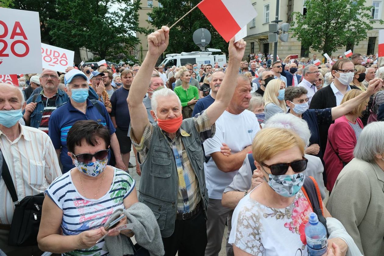  Kampania prezydencka Andrzeja Dudy w Lublinie (zdjęcie 1) - Autor: Maciej Kaczanowski