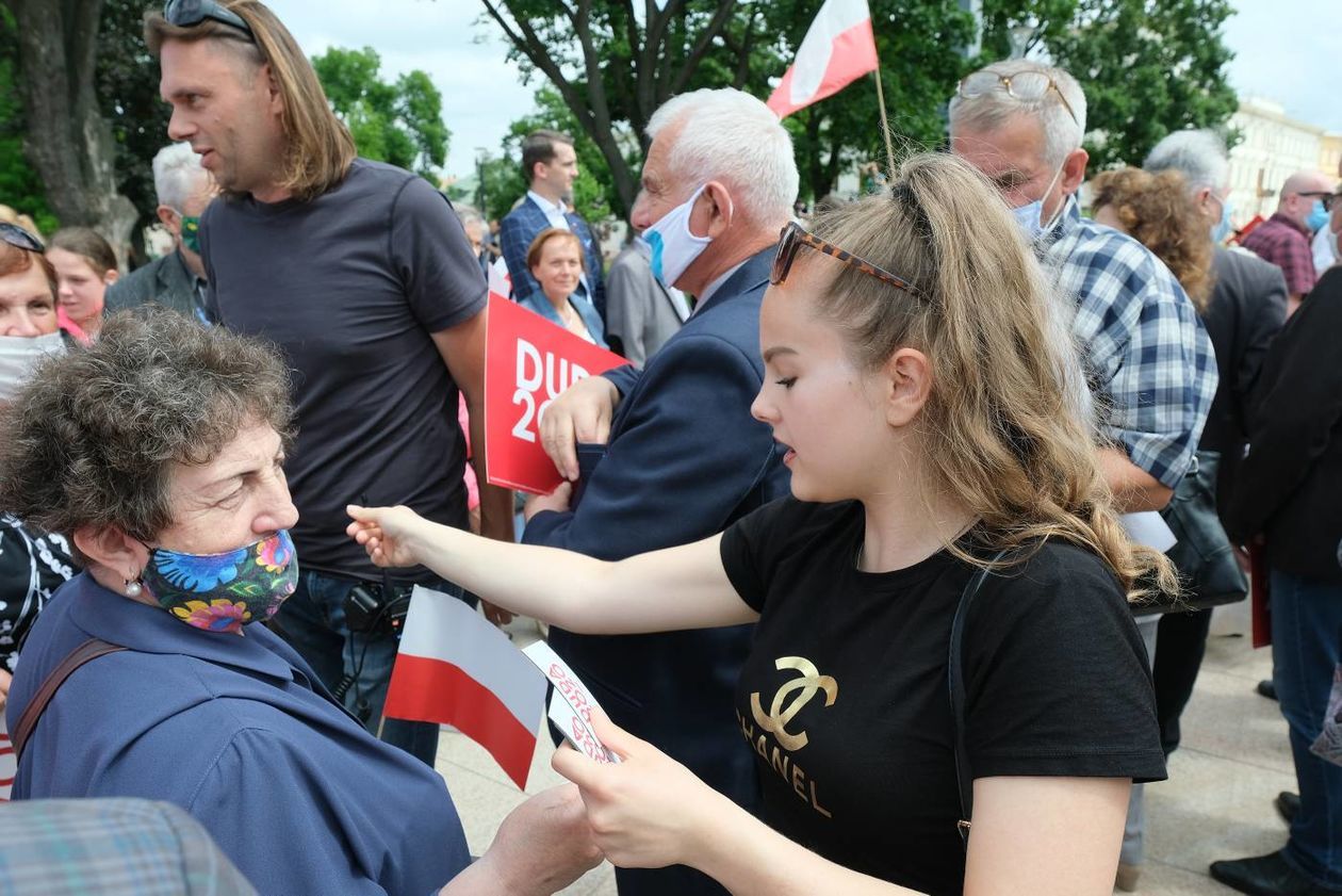  Kampania prezydencka Andrzeja Dudy w Lublinie (zdjęcie 1) - Autor: Maciej Kaczanowski