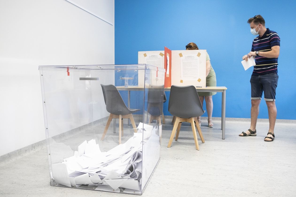  Wybory prezydenckie 2020. Głosowanie w Lublinie (zdjęcie 1) - Autor: Jacek Szydłowski