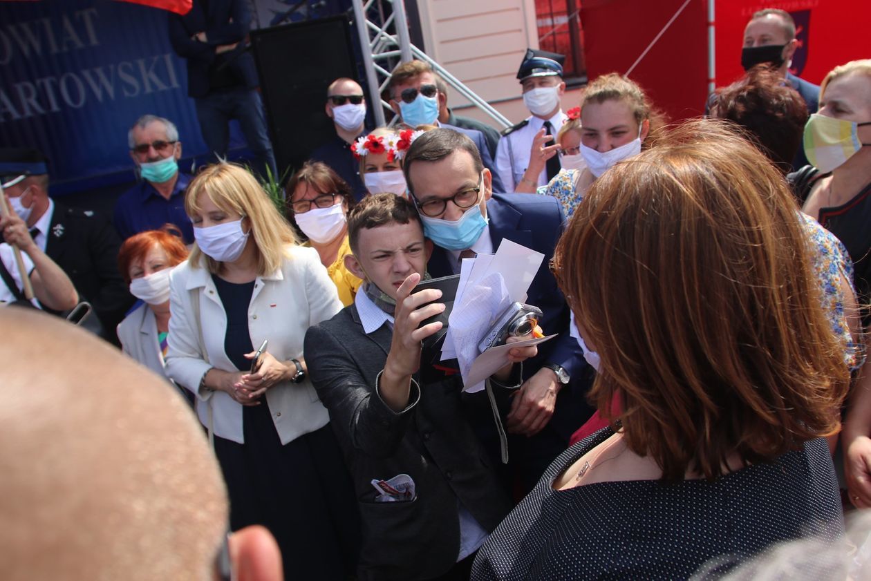  <p>Premier Mateusz Morawiecki w Lubartowie.</p>