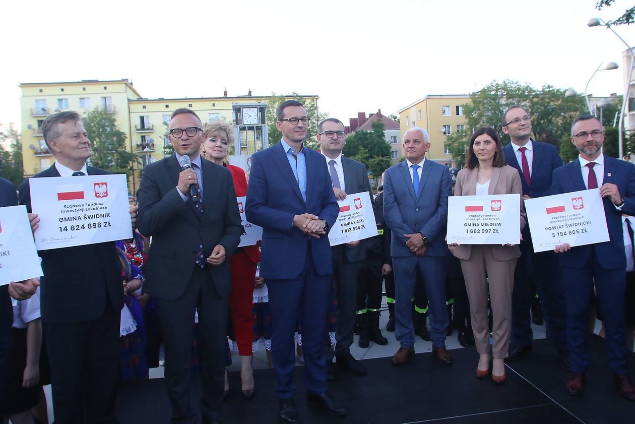  <p>Premier Mateusz Morawiecki w Świdniku.</p>