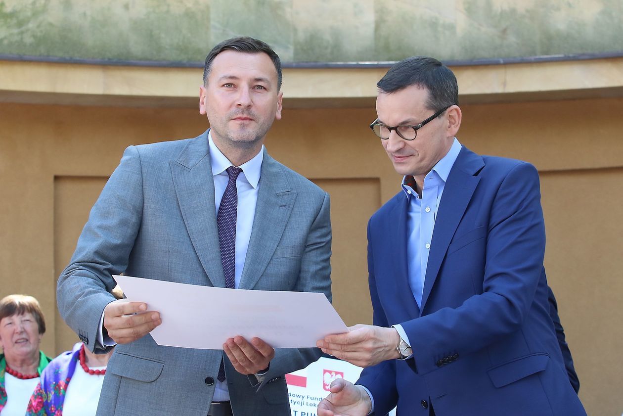  <p>Premier Mateusz Morawiecki w Puławach.</p>