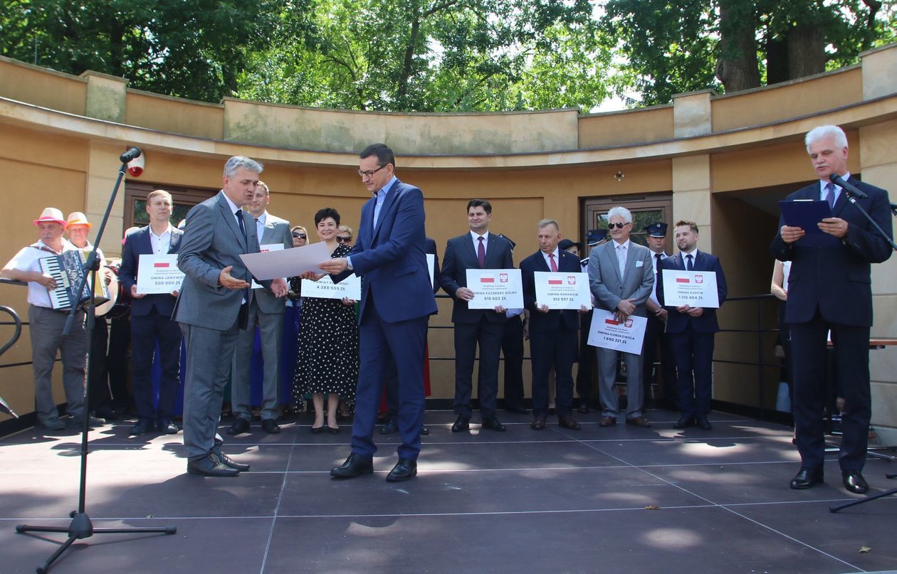  <p>Premier Mateusz Morawiecki w Puławach.</p>