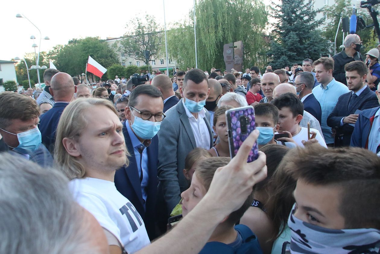  <p>Premier Mateusz Morawiecki w Świdniku.</p>