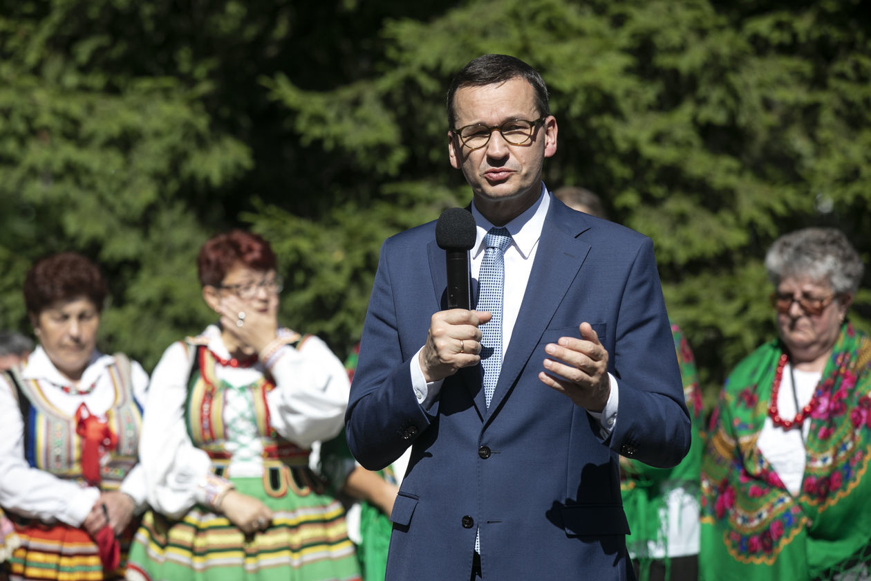  <p>Mateusz Morawiecki w Tomaszowie Lubelskim</p>