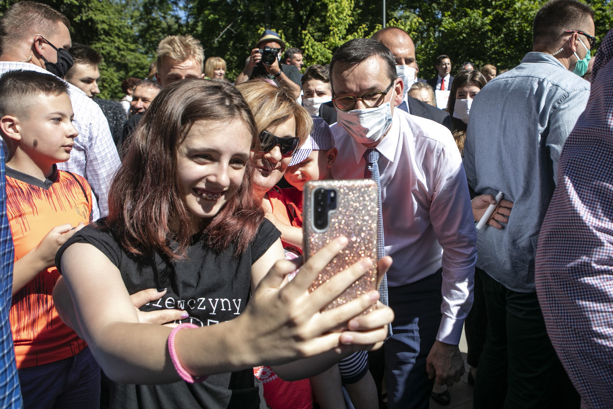  <p>Mateusz Morawiecki w Tomaszowie Lubelskim</p>