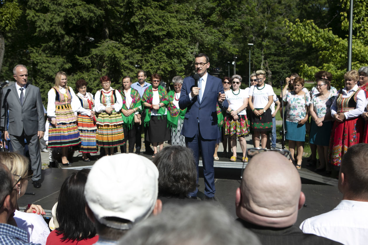  <p>Mateusz Morawiecki w Tomaszowie Lubelskim</p>