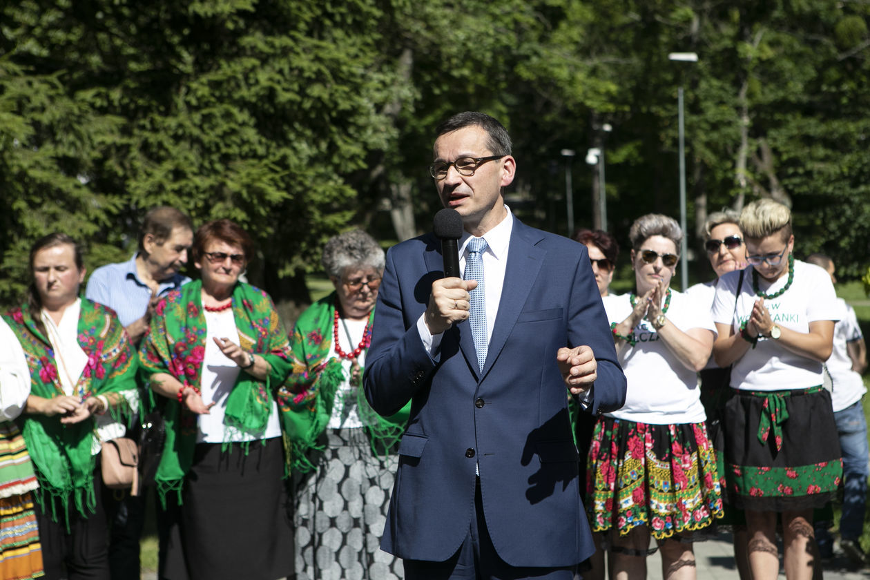  <p>Mateusz Morawiecki w Tomaszowie Lubelskim</p>