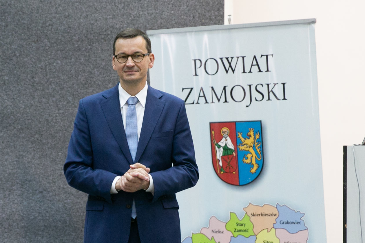  <p>Mateusz Morawiecki w Zamościu</p>