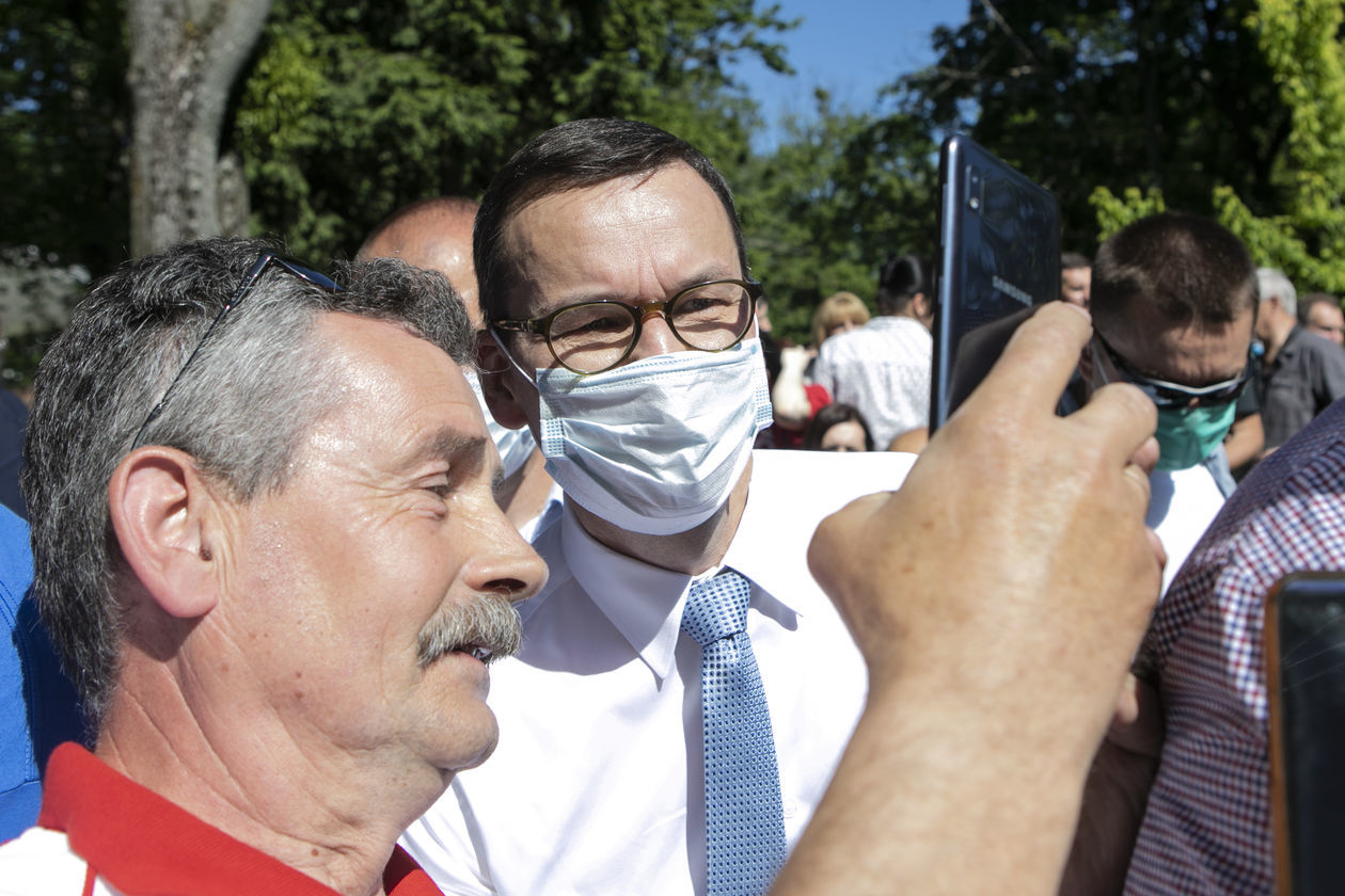  <p>Mateusz Morawiecki w Tomaszowie Lubelskim</p>