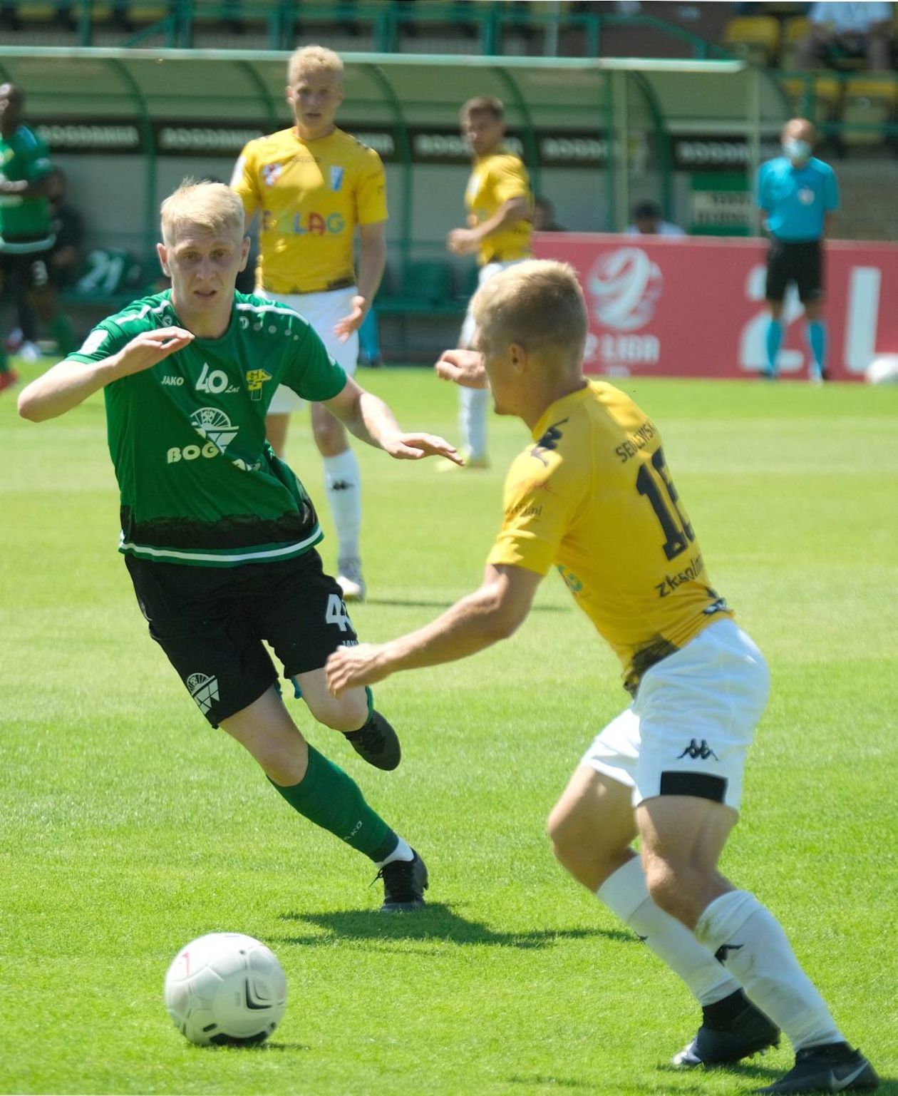  Górnik Łęczna – Olimpia Elbląg 1:0 (zdjęcie 1) - Autor: Maciej Kaczanowski