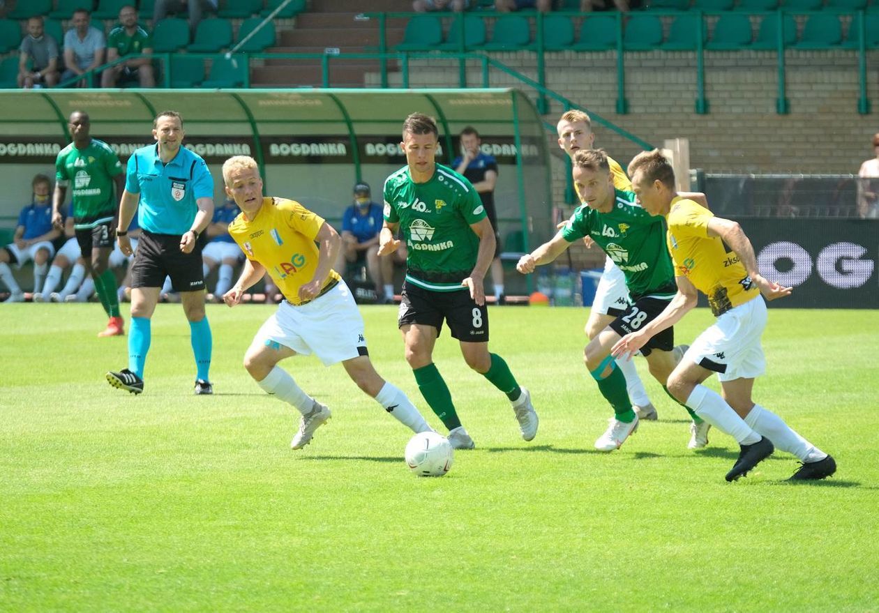  Górnik Łęczna – Olimpia Elbląg 1:0 (zdjęcie 1) - Autor: Maciej Kaczanowski