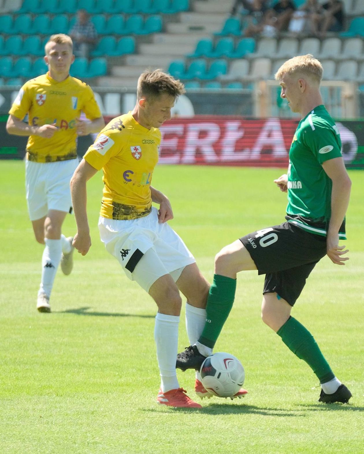  Górnik Łęczna – Olimpia Elbląg 1:0 (zdjęcie 1) - Autor: Maciej Kaczanowski