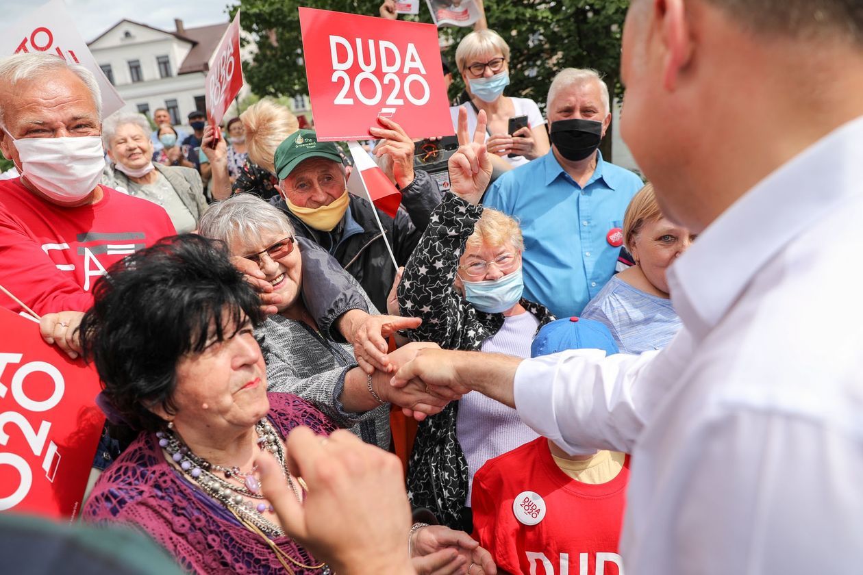  Andrzej Duda w Białej Podlaskiej (zdjęcie 1) - Autor: DUDA2020/Twitter