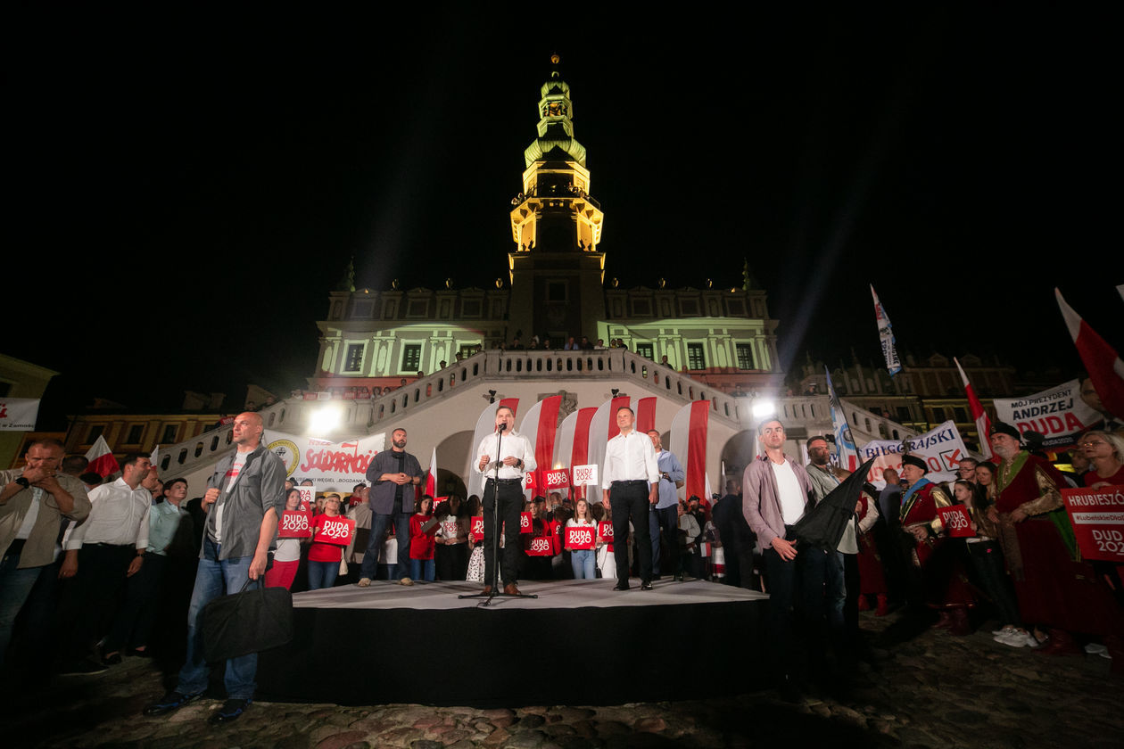  Andrzej Duda w Zamościu (zdjęcie 1) - Autor: Kazimierz Chmiel