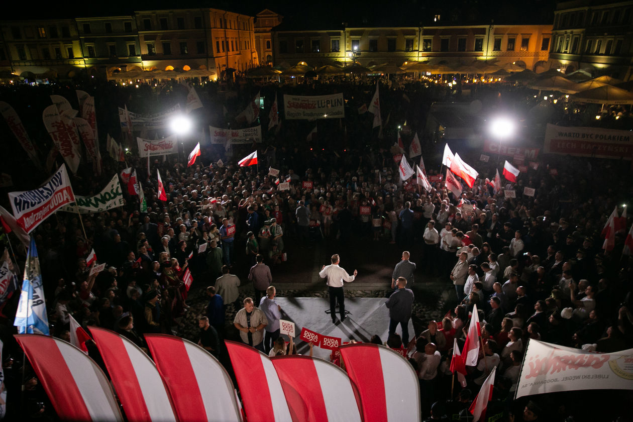  Andrzej Duda w Zamościu (zdjęcie 1) - Autor: Kazimierz Chmiel