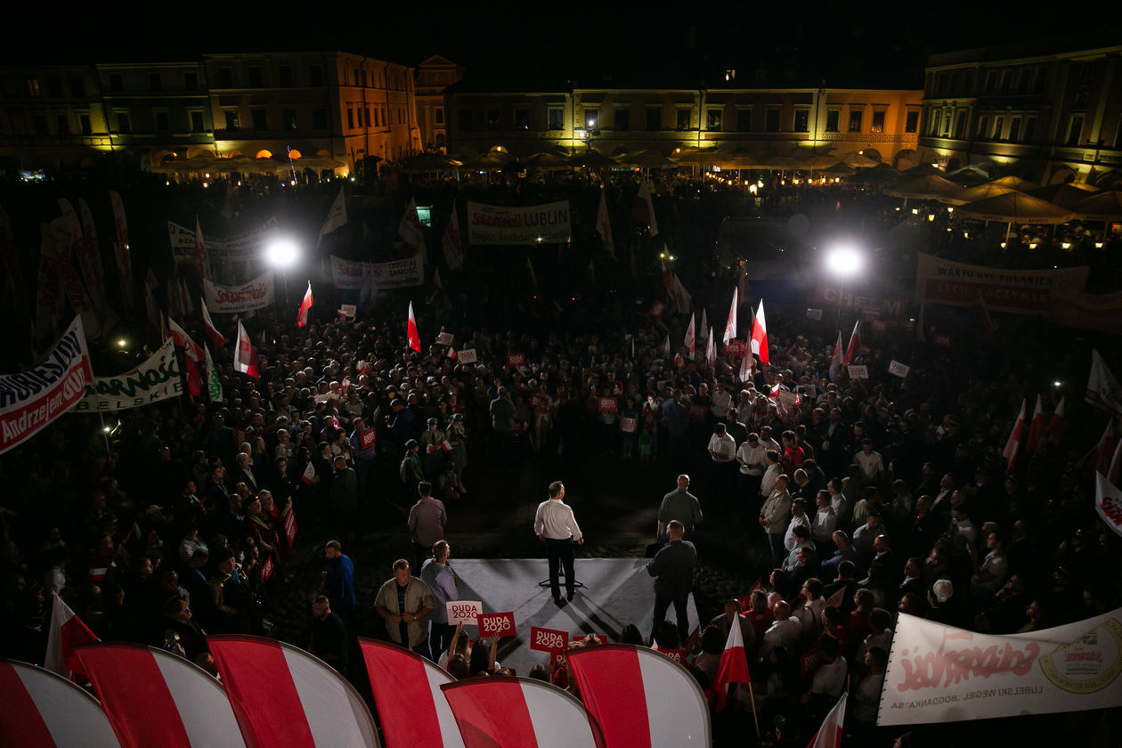  Andrzej Duda w Zamościu (zdjęcie 1) - Autor: Kazimierz Chmiel