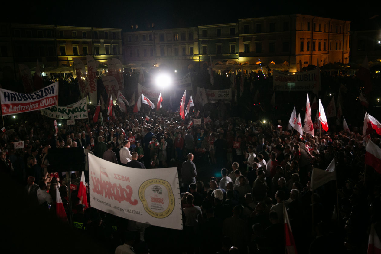  Andrzej Duda w Zamościu (zdjęcie 1) - Autor: Kazimierz Chmiel