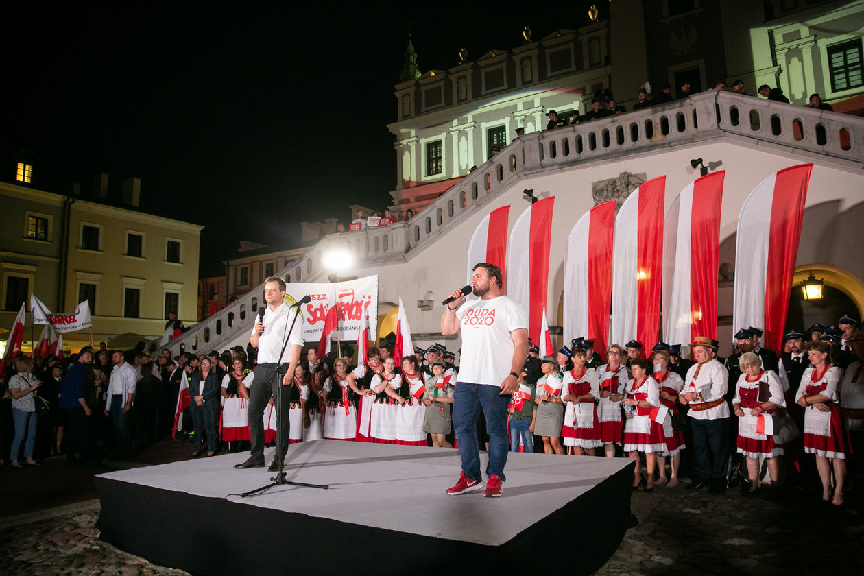  Andrzej Duda w Zamościu (zdjęcie 1) - Autor: Kazimierz Chmiel