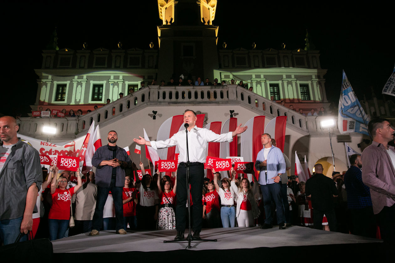  Andrzej Duda w Zamościu (zdjęcie 1) - Autor: Kazimierz Chmiel