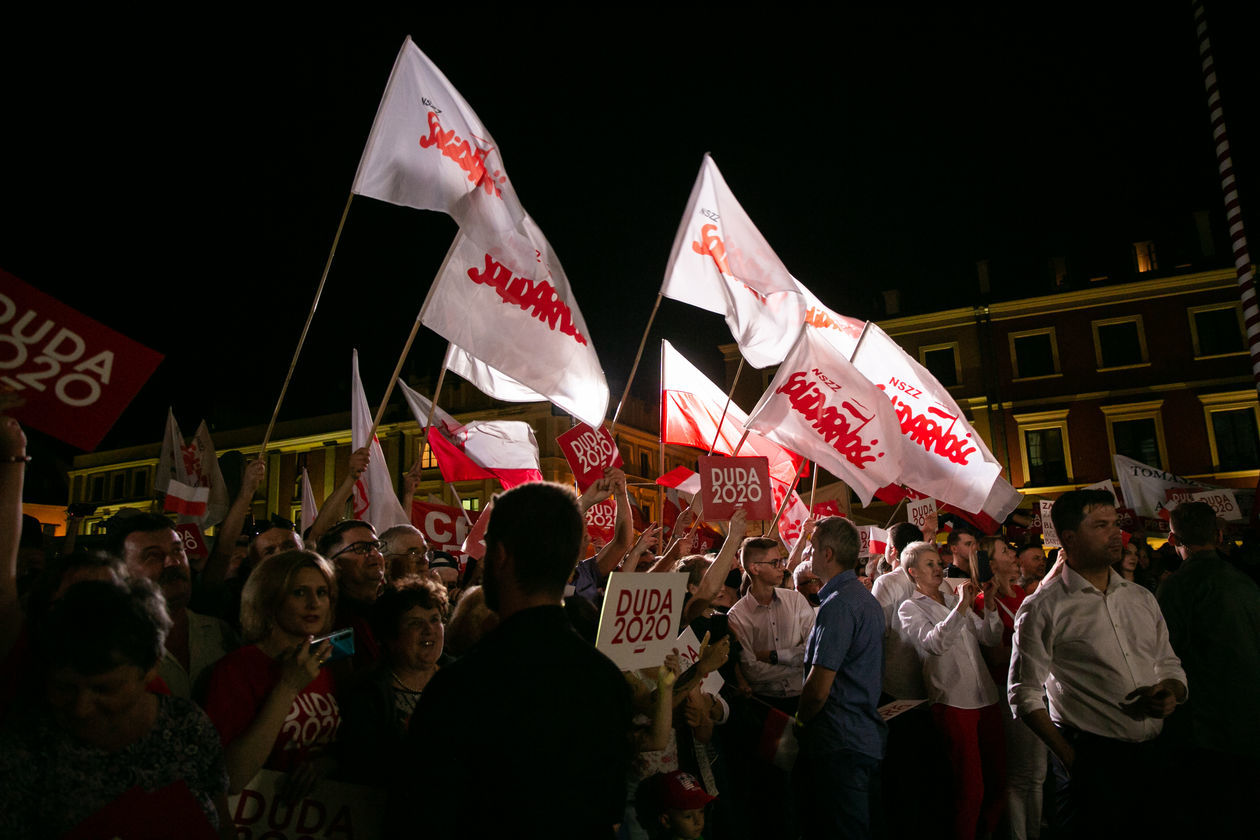  Andrzej Duda w Zamościu (zdjęcie 1) - Autor: Kazimierz Chmiel