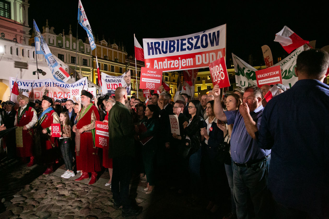  Andrzej Duda w Zamościu (zdjęcie 1) - Autor: Kazimierz Chmiel